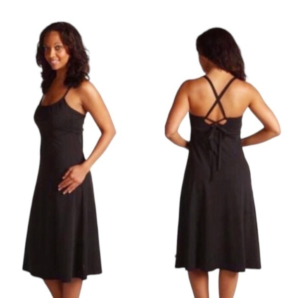 The North Face Women's Abby Convertible Black Midi Dress Size Medium‎